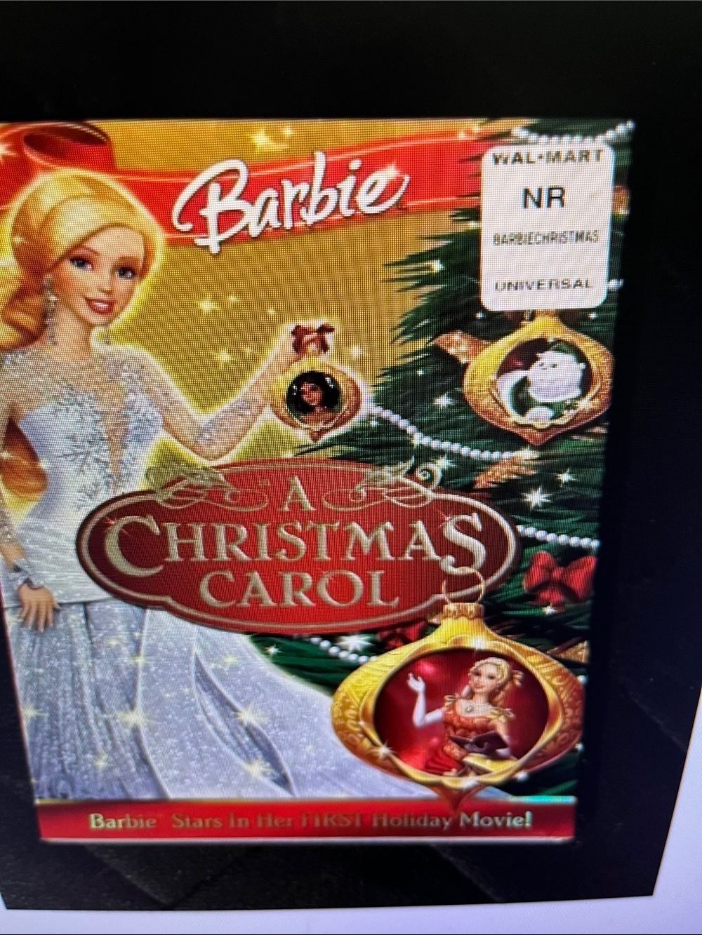 Barbie A Christmas Carol DVD - Barbie Holiday Movie (Gold, Red)